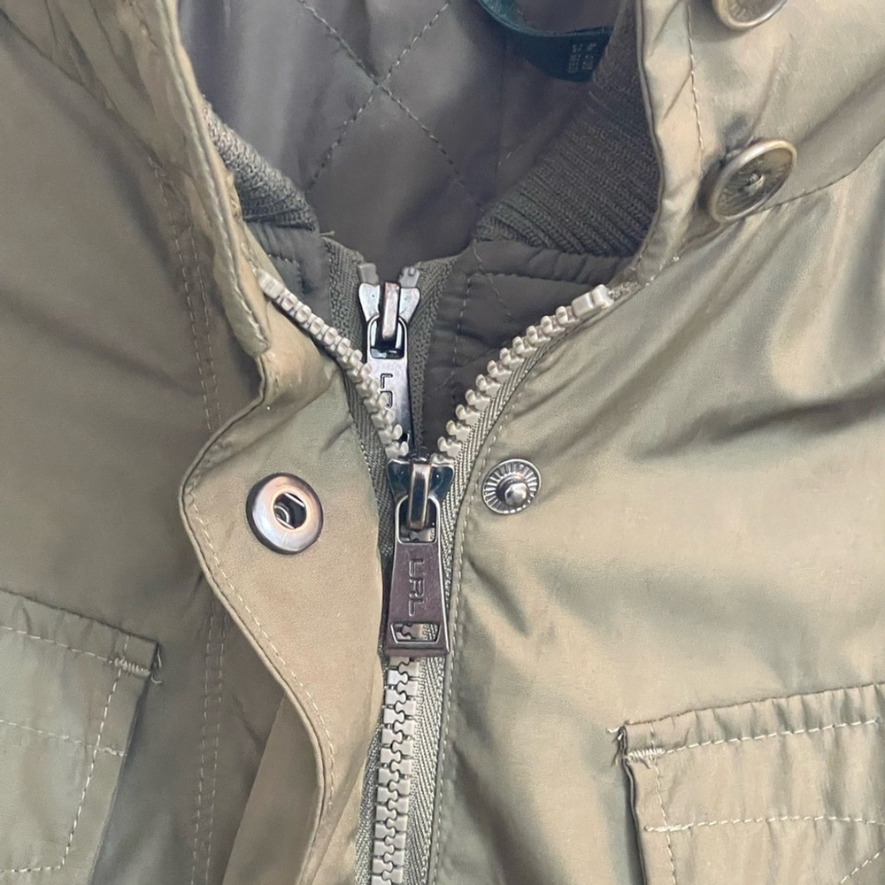 Lauren Ralph Lauren Active Olive Green Field Jacket - Size Women’s Small - Picture 11 of 16